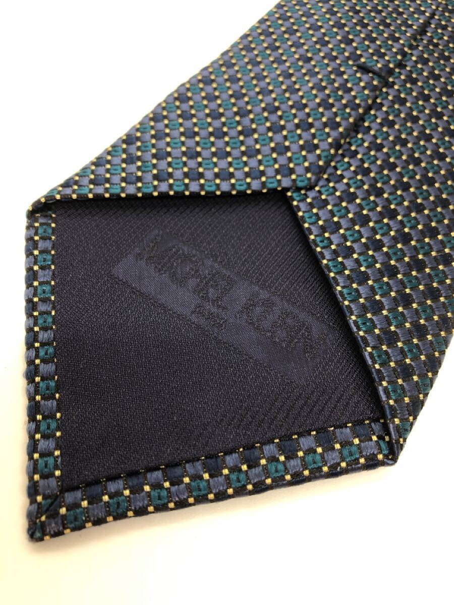 MICHEL KLEIN Michel Klein шелк 100 галстук темно-синий бизнес 