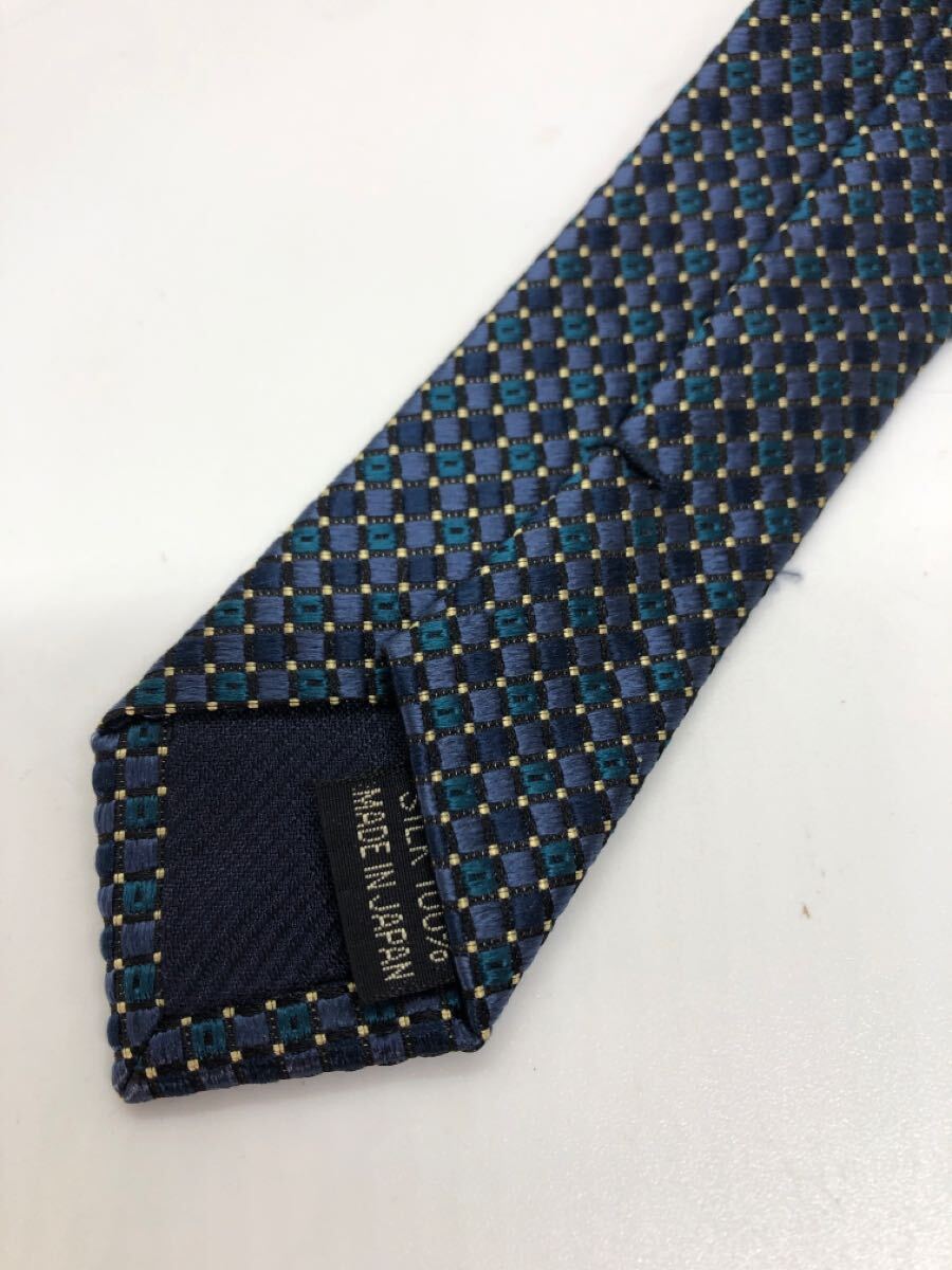 MICHEL KLEIN Michel Klein шелк 100 галстук темно-синий бизнес 