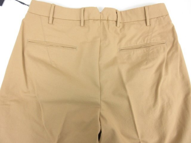 未使用 【インコテックス INCOTEX】 1W0062 90377 500 定価49500円 ロールアップパンツ スラックス (メンズ) size52 ベージュ◯10SLP0739◯_画像5