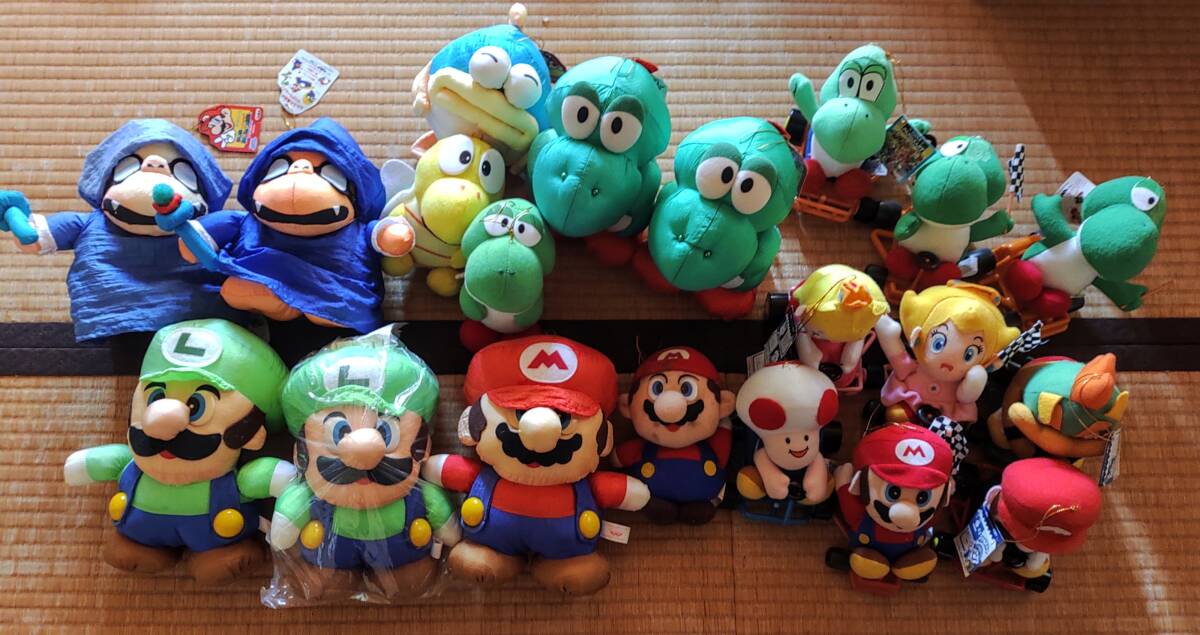 スーパーマリオシリーズ ぬいぐるみ マリオ ルイージ ヨッシー スーパーマリオシリーズ ぬいぐるみ マリオ ルイージ ヨッシー
