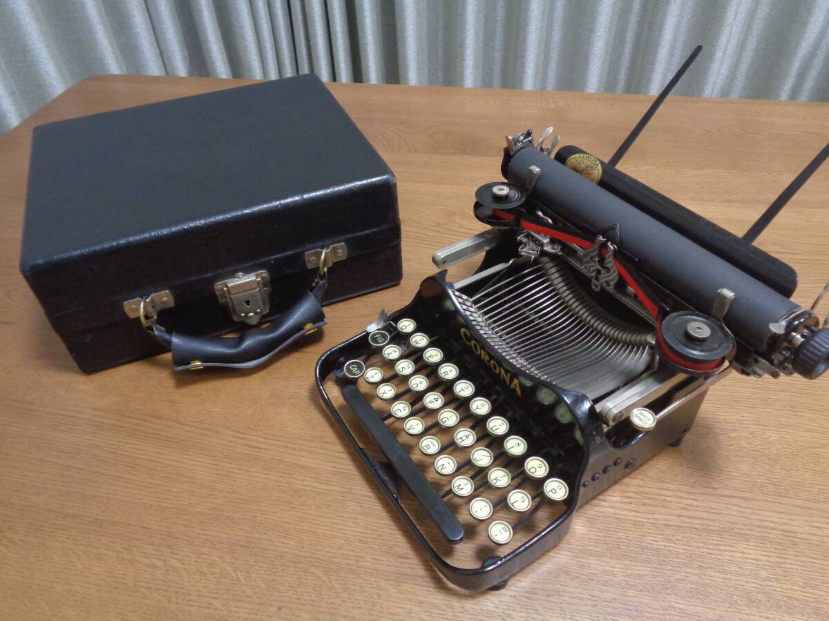 実働品 CORONA3 left shift タイプライター ヘミングウェイ愛用 実働品 CORONA 3 left shift コロナタイプライター ヘミング