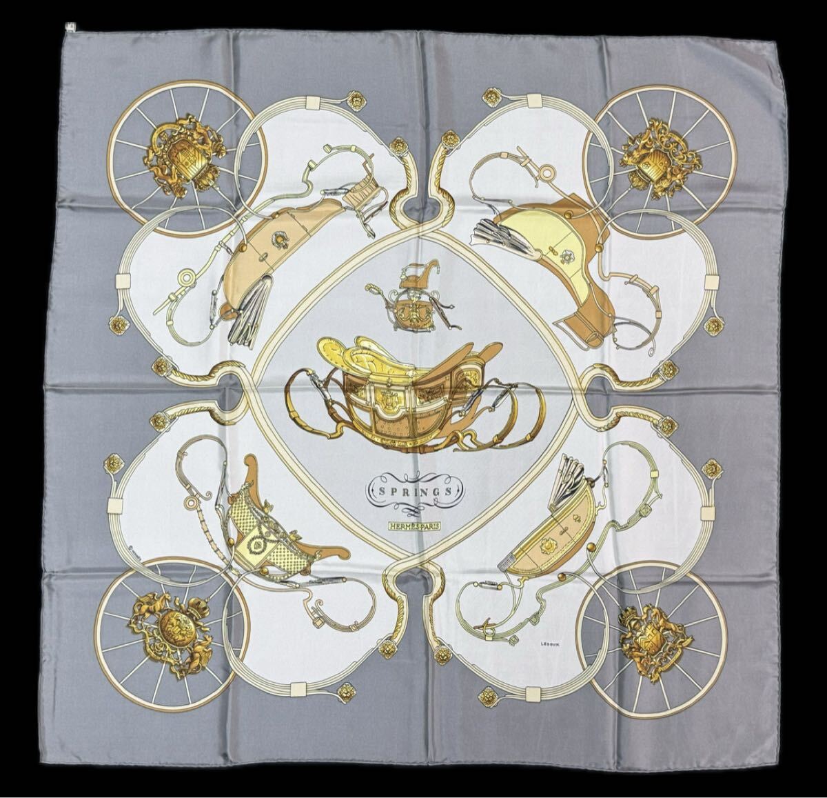 AZ-488 未使用? 極美品 エルメス HERMES カレ90 大判 スカーフ AZ-488 未使用? 極美品 エルメス HERMES カレ90 大判 スカーフ
