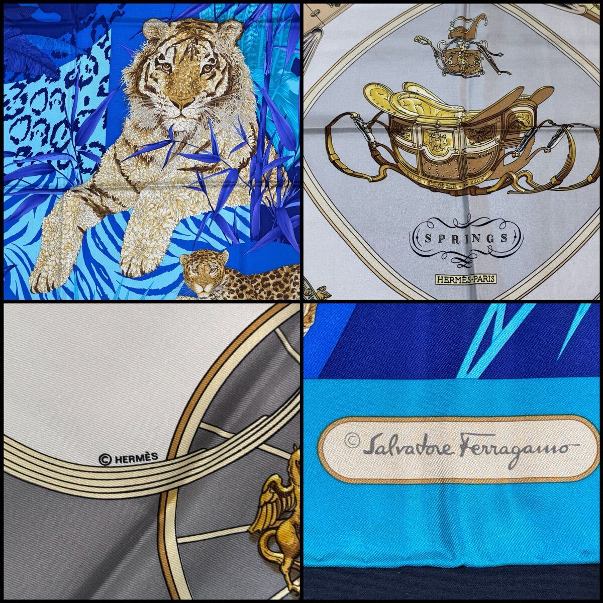 AZ-488 未使用? 極美品 エルメス HERMES カレ90 大判 スカーフ AZ-488 未使用? 極美品 エルメス HERMES カレ90 大判 スカーフ