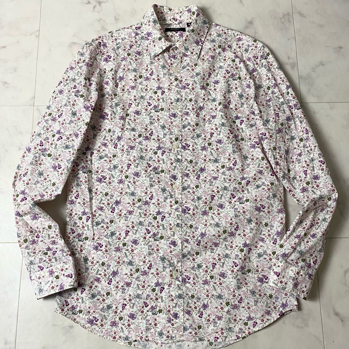 美品○ポールスミス Paul Smith 花柄 総柄 フラワー ボタニカル 美品○ポールスミス Paul Smith 花柄 総柄 フラワー ボタニカル