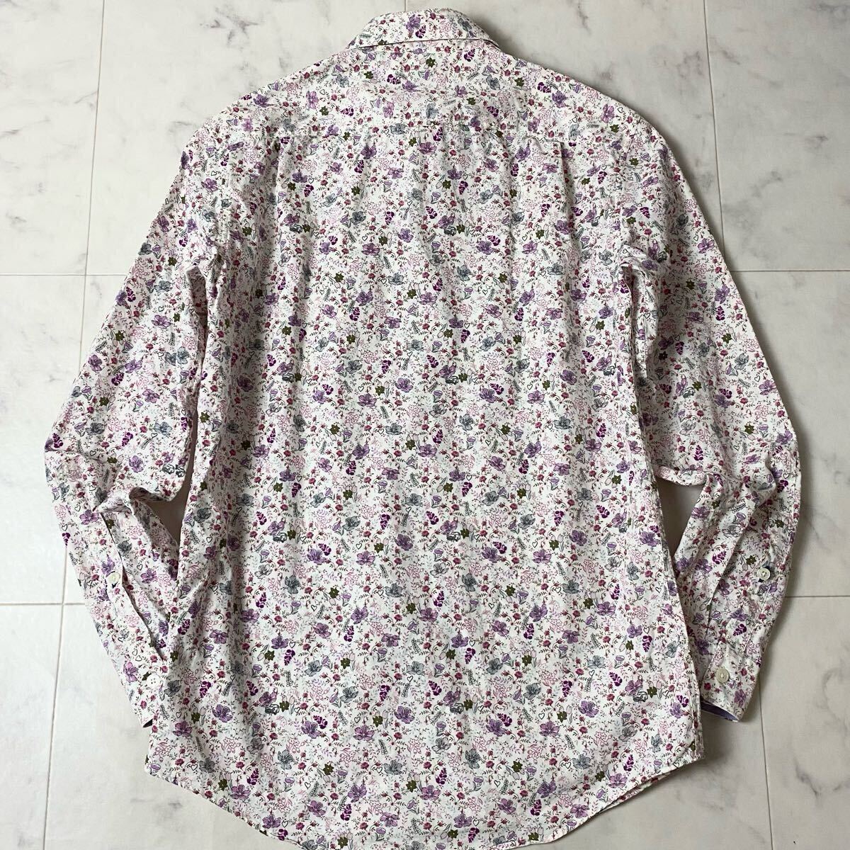 美品○ポールスミス Paul Smith 花柄 総柄 フラワー ボタニカル 美品○ポールスミス Paul Smith 花柄 総柄 フラワー ボタニカル