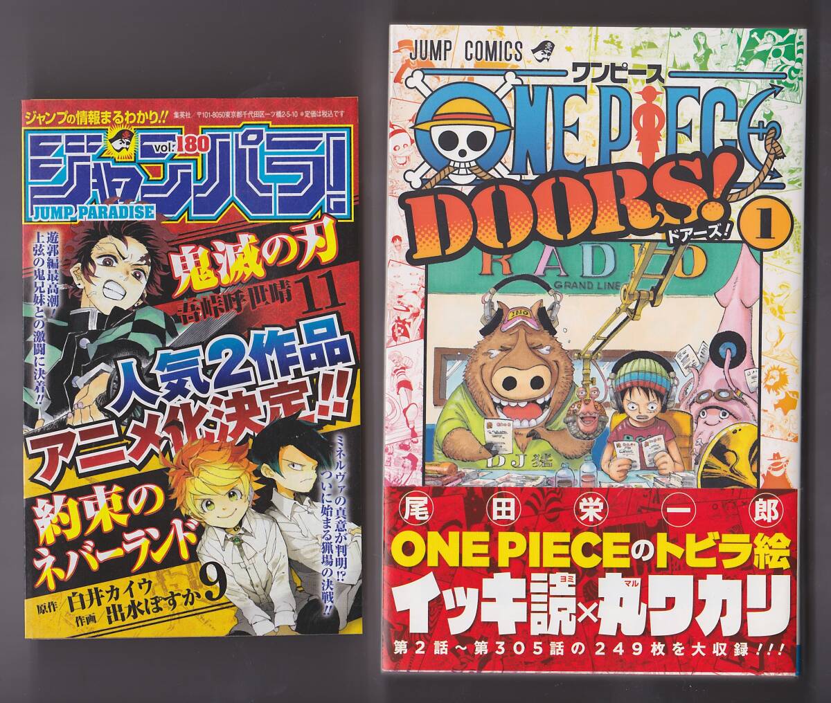 ワンピース ドアーズ ONE PIECE DOORS 1巻 初版 帯付 チラシ 著書:尾田栄一郎