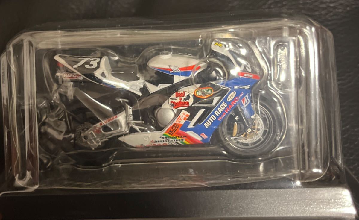 京商 HONDA CBR1000RR オートレースTEAM HARC-PRO NO.73 鈴鹿8耐 Suzuka 8hours 2005 1/32 ミニカー バイク青木治親 安田毅史 ホンダ