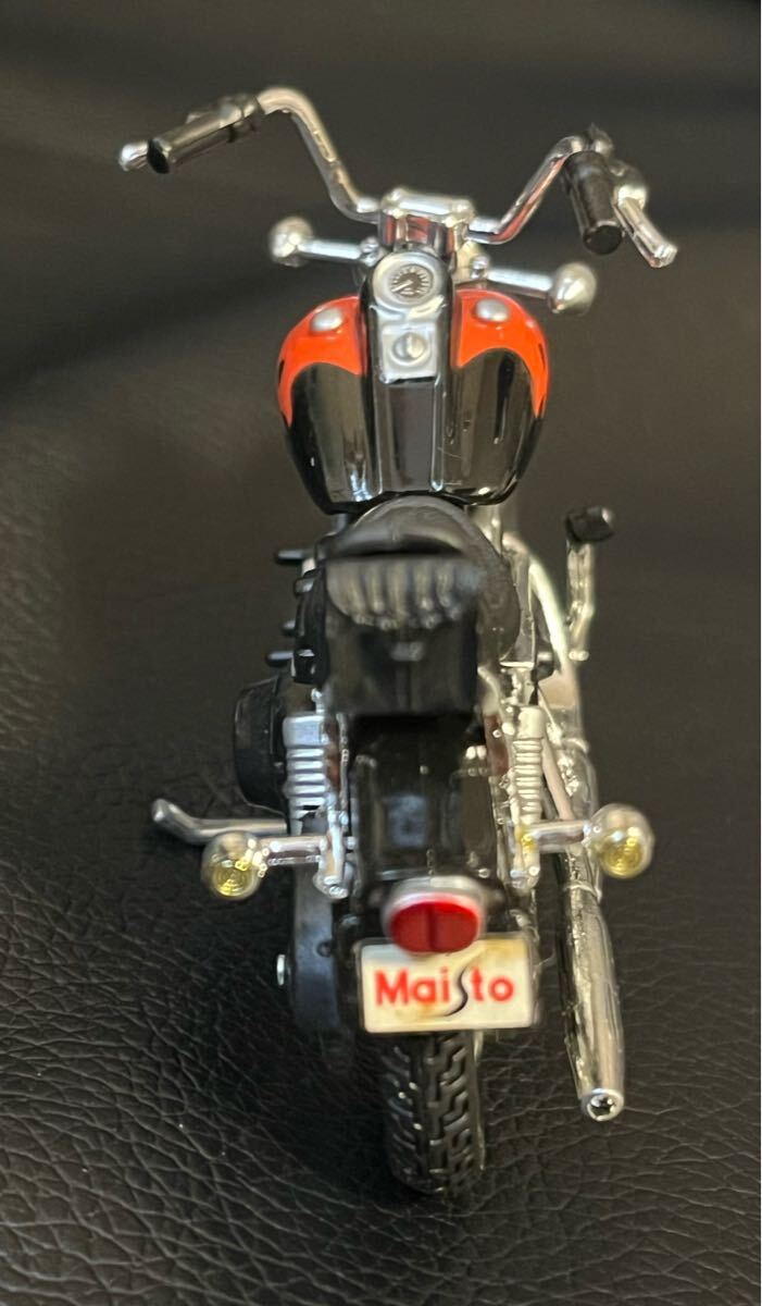 1/24 モーターサイクル ハーレーダビッドソン HARLEY-DAVIDSON 1980 FXWG Wide Glide ワイドグライド ブラック レッド マイスト maisto_画像4
