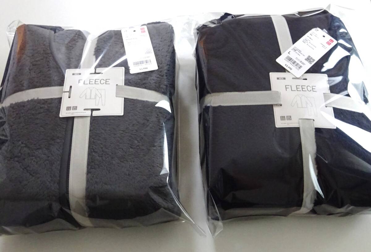 новый товар не использовался Uniqlo UNIQLO мех Lee флис комплект кардиган мужской L размер серый / темно-синий 2 комплект новый товар не использовался Uniqlo UNIQLO мех Lee флис комплект кардиган мужской L размер серый / темно-синий 2 комплект