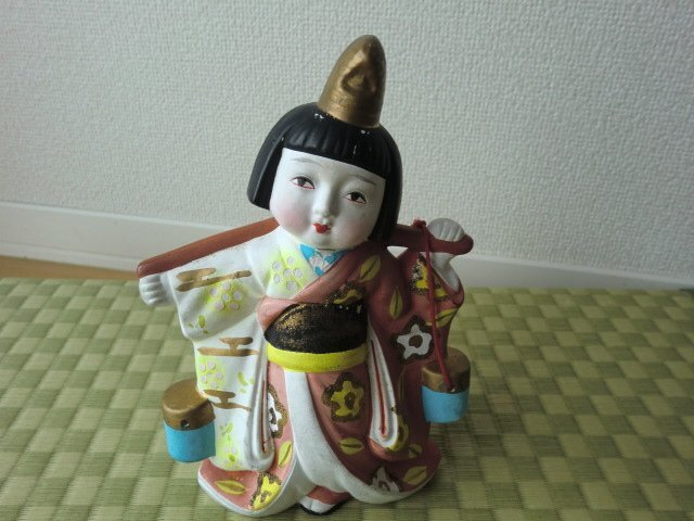 APA)昭和レトロ/土人形/水汲み少女/玩具//博多人形/加賀人形/泥 APA)昭和レトロ/土人形/水汲み少女/玩具//博多人形/加賀人形/泥