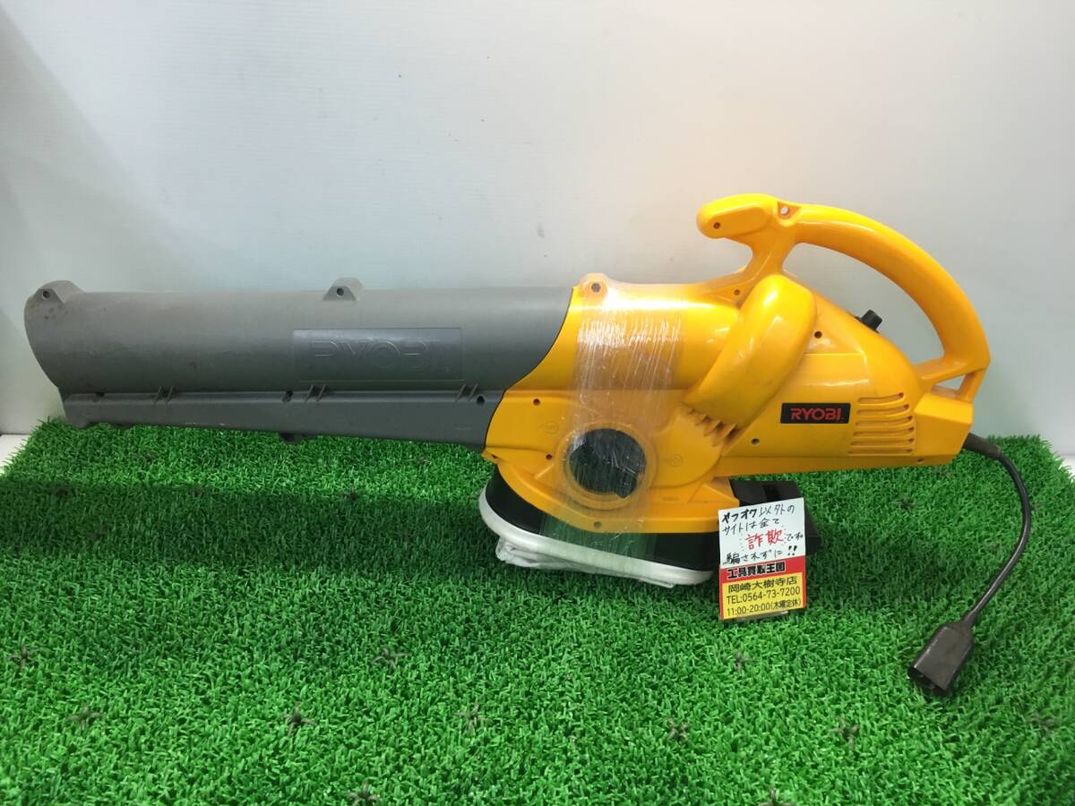【中古品】【0907】★RYOBI ブロワバキューム RESV-800　ITNPMV9QSLIW