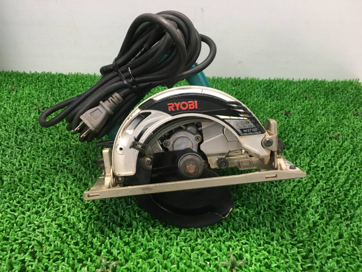 【中古品】【0907】★リョービ(RYOBI) 電子丸ノコ W-571ED　ITQX1JVKR592
