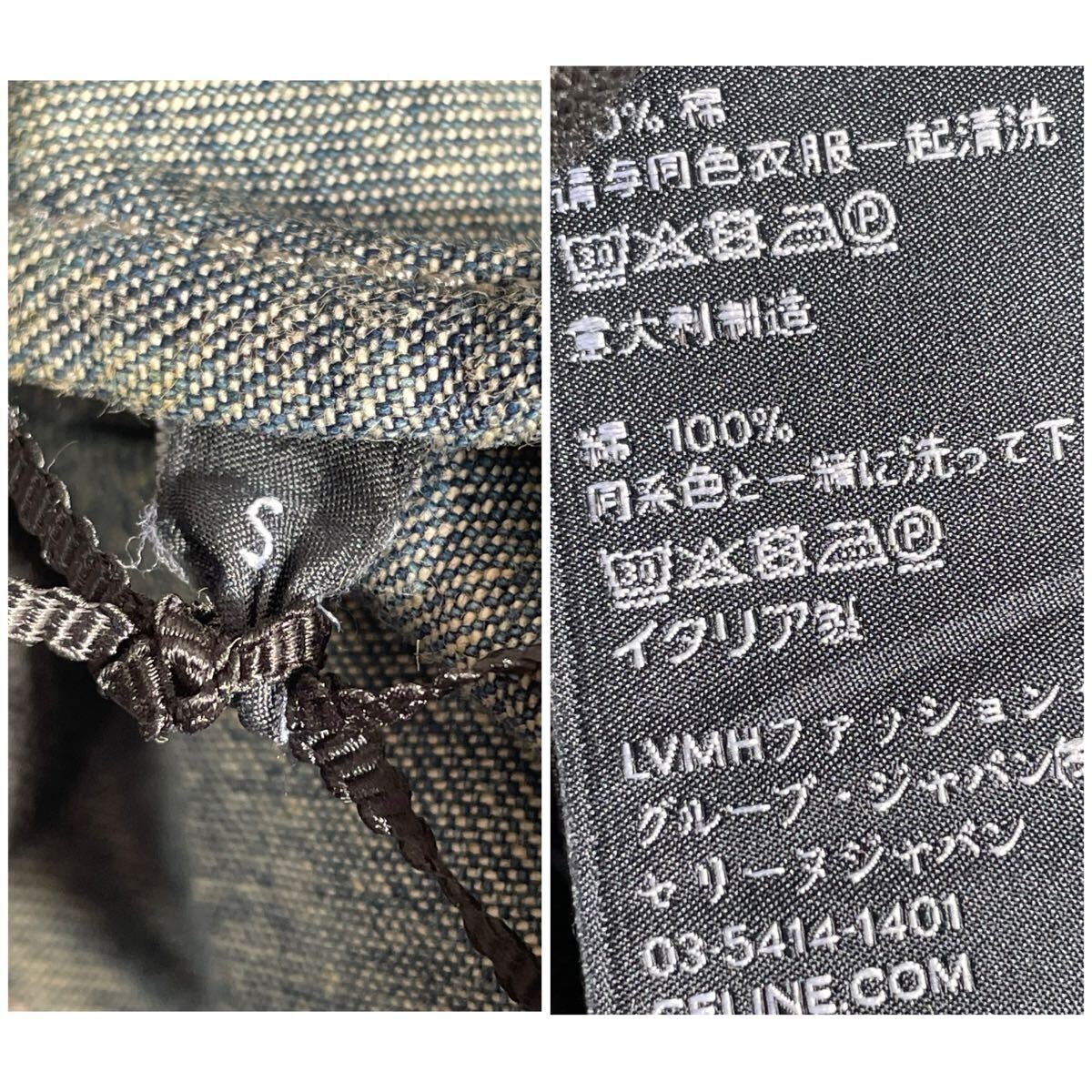 CELINE セリーヌ オフショル デニムワンピース S 23SS CELINE セリーヌ オフショル デニムワンピース S 23SS