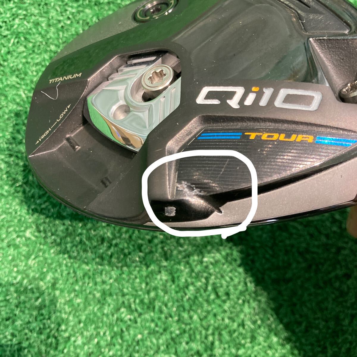 ☆訳有り☆ ヘッドのみ☆ Qi10 TOUR 5W テーラーメイド FW ☆訳有り☆ ヘッドのみ☆ Qi10 TOUR 5W テーラーメイド FW