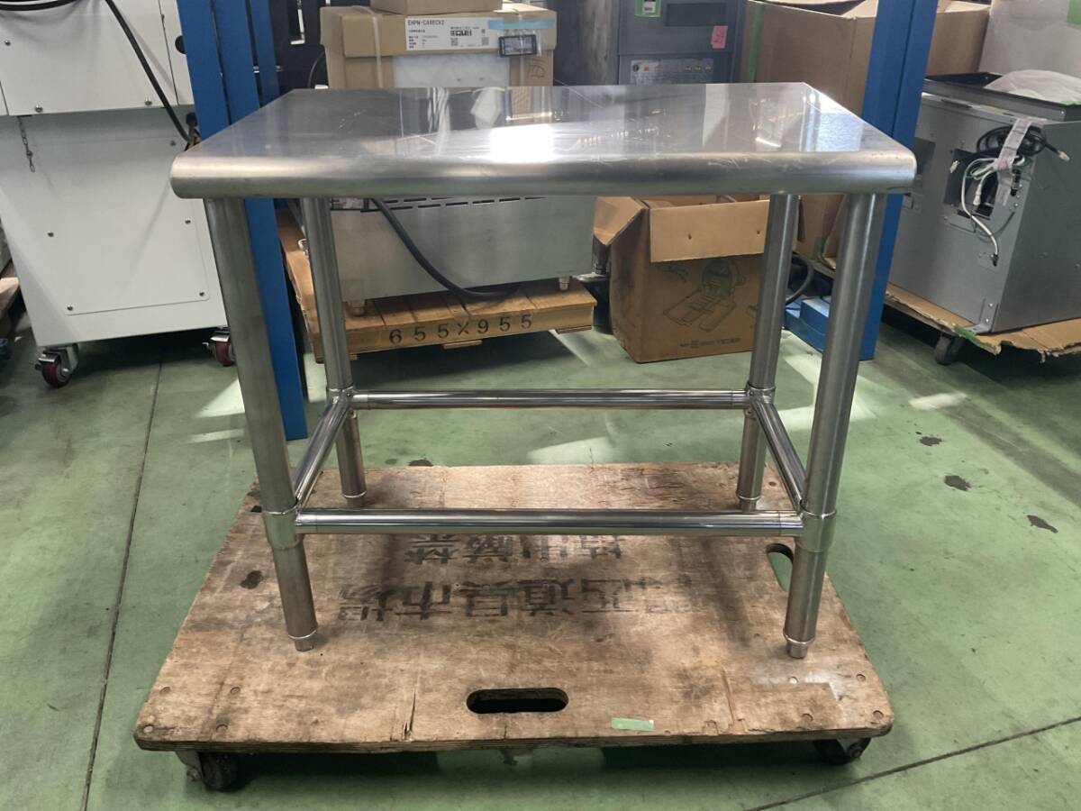  б/у товар газ шт. 700×450×630 работа оборудование оборудование для кухни для бизнеса магазинный 4 person рамка-оправа верстак кухонный стол стенд для приготовления пищи еда и напитки магазин нержавеющая сталь кухня 103886