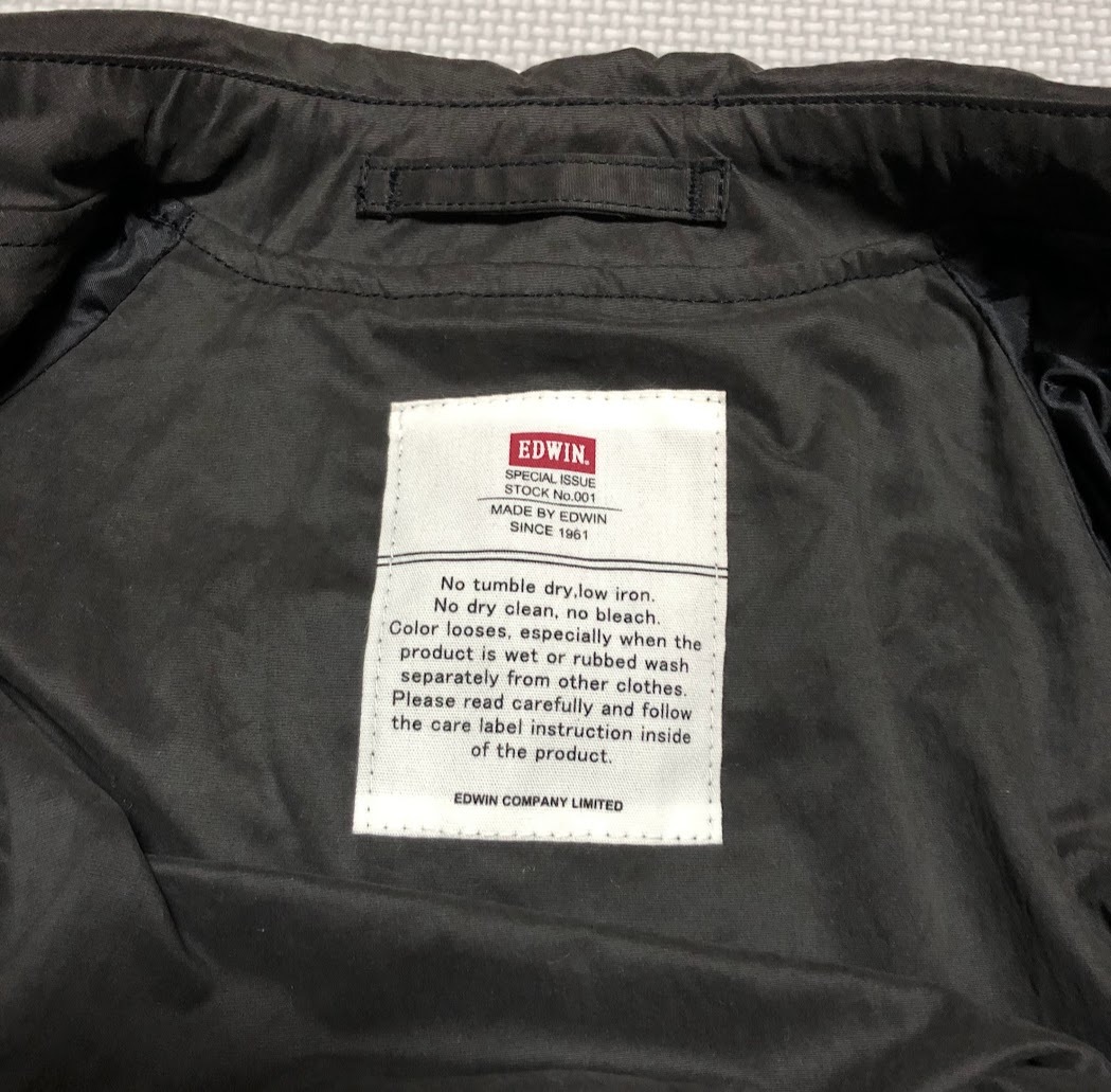 エドウィン EDWIN ジャケット コート ET1101 サイズM ＋オマケ ベルト &キープベル KEEP BELL ニット セーター L