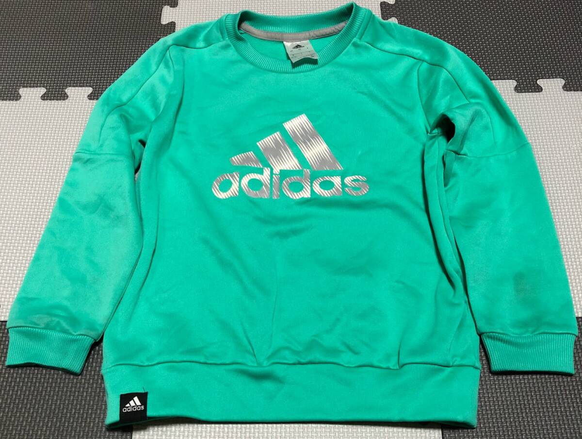 adidas アディダス スウェット トレーナー キッズ 子供用 130サイズ ※汚れあり※