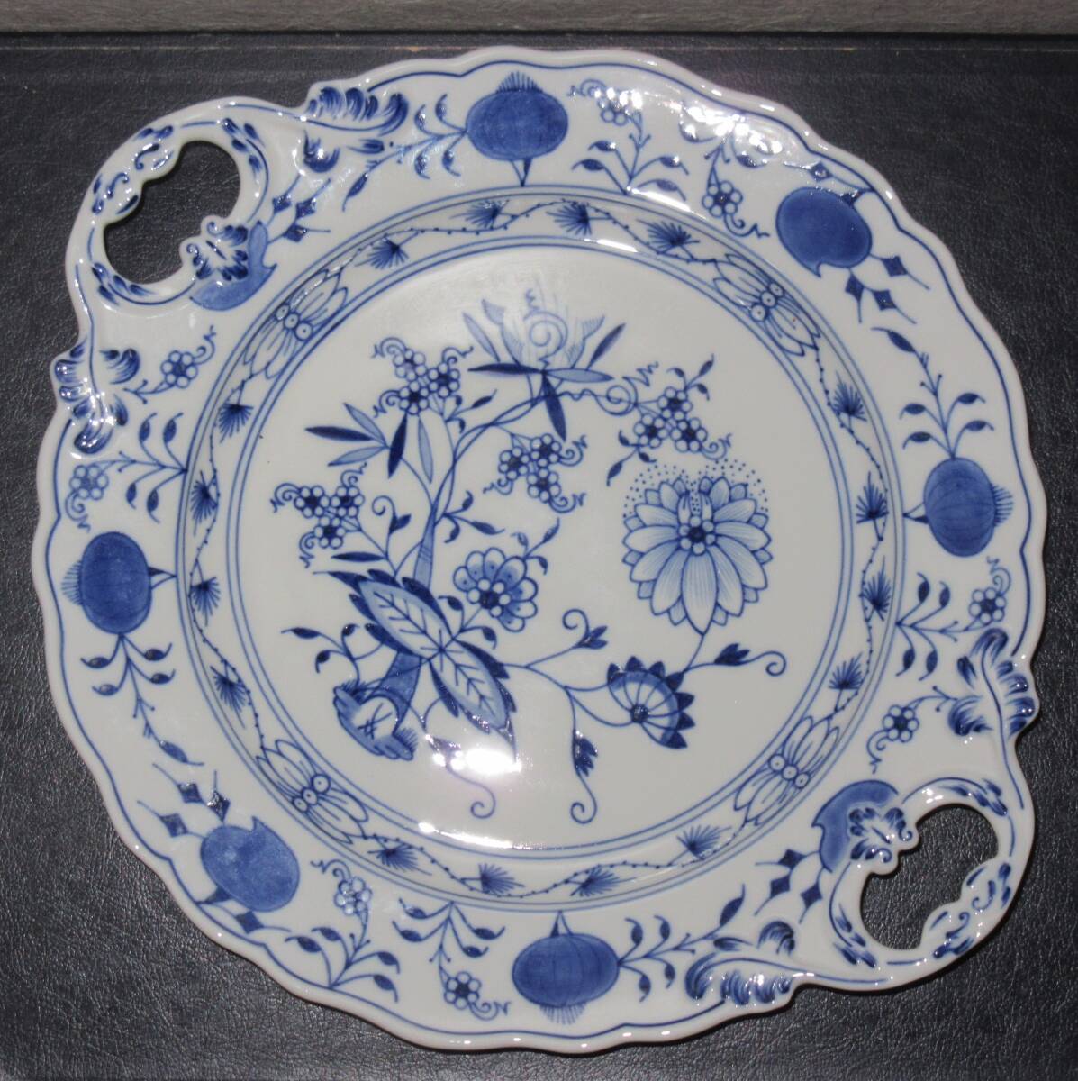 ●マイセンのトレイ●大人気『ブルーオニオン』●未使用●格安即決●