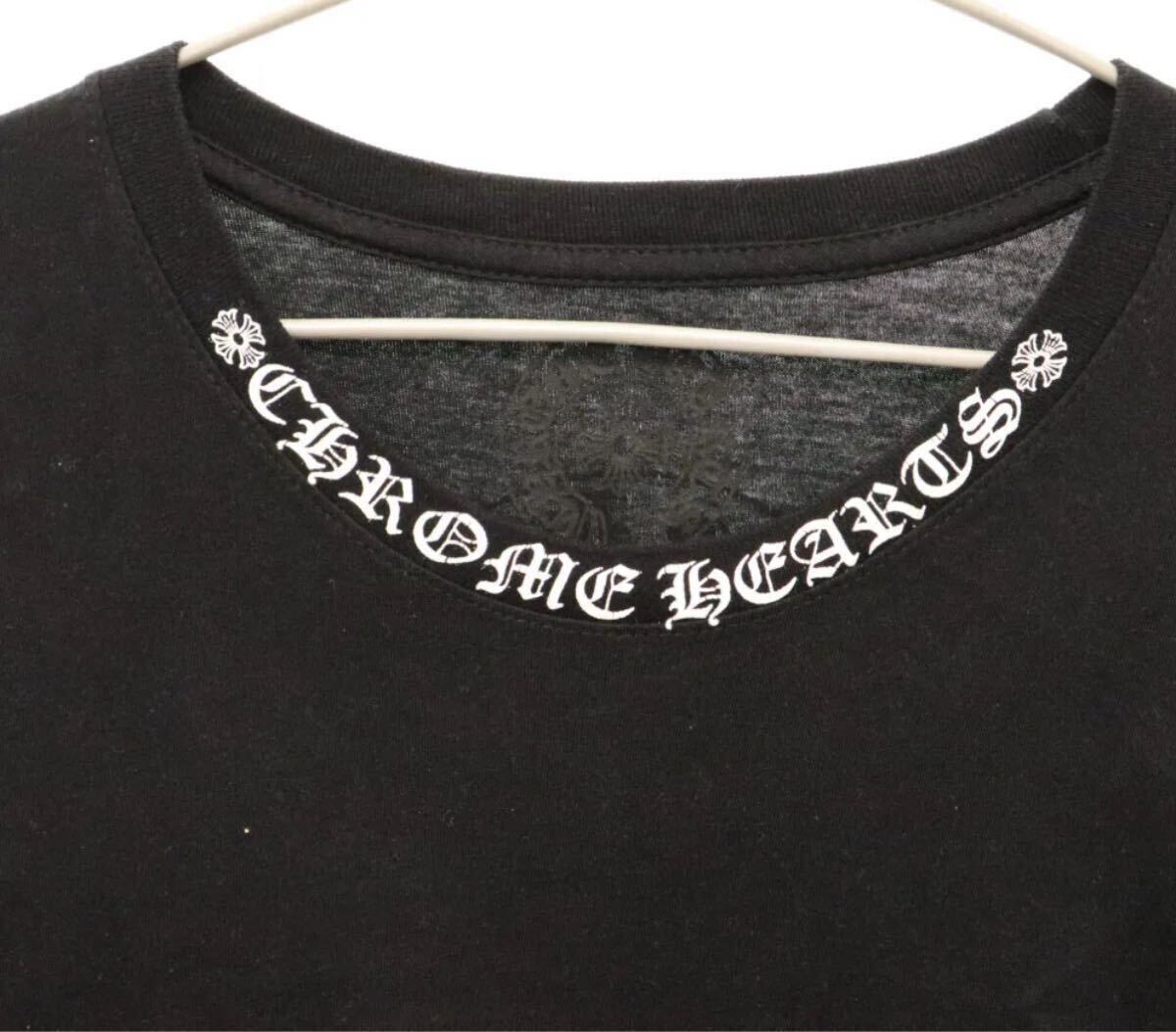 クロムハーツ Neck Logo Floral Cross L/S Tee ネックロゴ クロムハーツ Neck Logo Floral Cross L/S Tee ネックロゴ