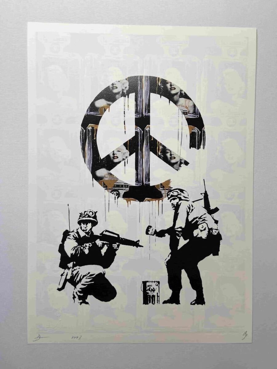 DEATH NYC 世界限定100枚 アートポスター現代アート Banksy DEATH NYC 世界限定100枚 アートポスター現代アート Banksy