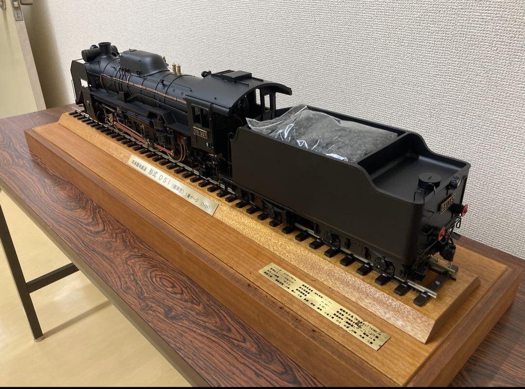 定価56万円!!　小西製作所 D51 鉄道模型 ディスプレイモデル 一番ゲージ 定価56万円 小西製作所 D51 鉄道模型 ディスプレイモデル 一番