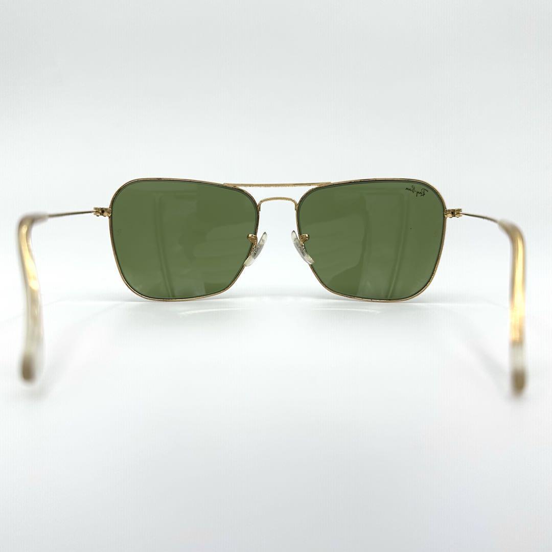 Ray-Ban レイバン サングラス 度なし 砂打ち B&L フルリム ゴールド