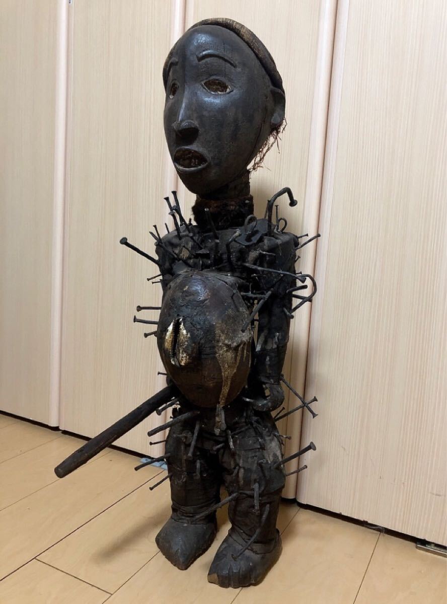 ンキシ ンコンディ アフリカンアート アフリカ美術 呪物 釘人形 ンキシ ンコンディ アフリカンアート アフリカ美術 呪物 釘人形