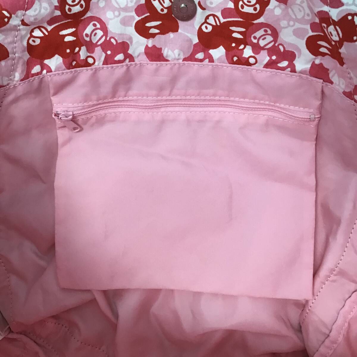 MILO camo マザーズ バッグ ピンク a bathing ape BAPE camo Pink MOMS TOTE BAG エイプ ベイプ アベイシングエイプ マイロ NIGO n15
