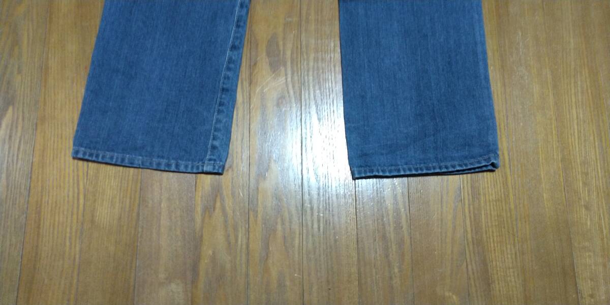 子供 ジュニア 用 デニム パンツ ジーパン ジーンズ バック ペイント 160㎝ サイズ オリジナル 男 女 兼用 売切 レア 希少 デザイン 綿100%_画像5