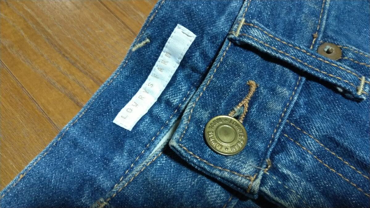 LOWRYS FARM ローリーズ ファーム ローライズ ストレート デニム パンツ ジーパン ジーンズ アダストリア レディース ビンテージ 加工 売切