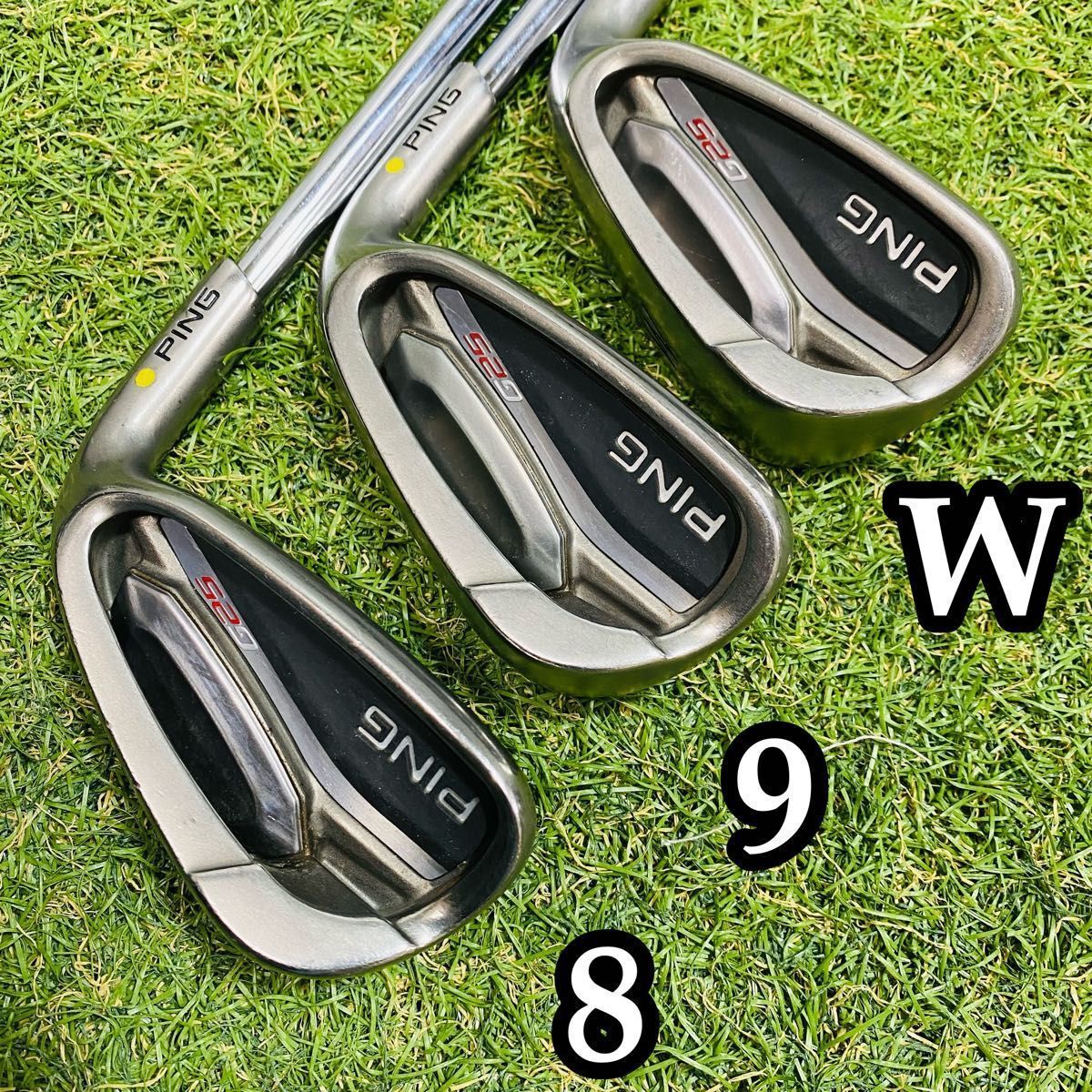 良品】大人気モデル PING ピン G25 黄色ドット メンズアイアン