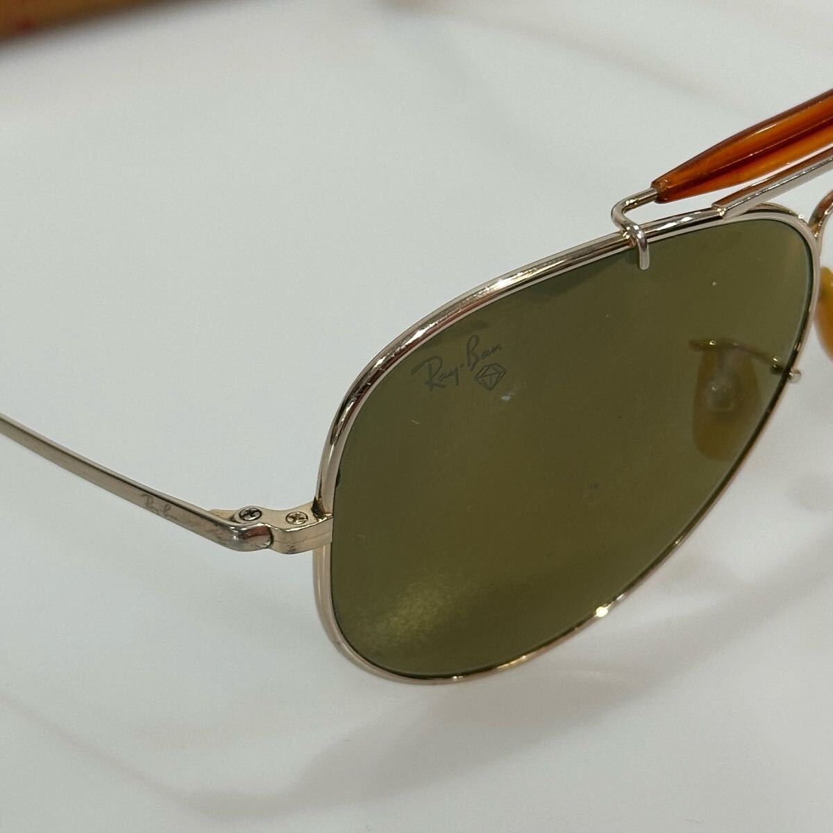 希少!!イタリア制 Ray-Ban レイバン 2005年限定 RB8028-040K アウトドアーズマン ダイヤモンドハード 復(fù)刻モデル 58㎜ 廃盤品