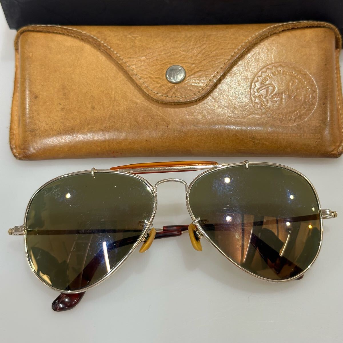 希少!!イタリア制 Ray-Ban レイバン 2005年限定 RB8028-040K アウトドアーズマン ダイヤモンドハード 復(fù)刻モデル 58㎜ 廃盤品