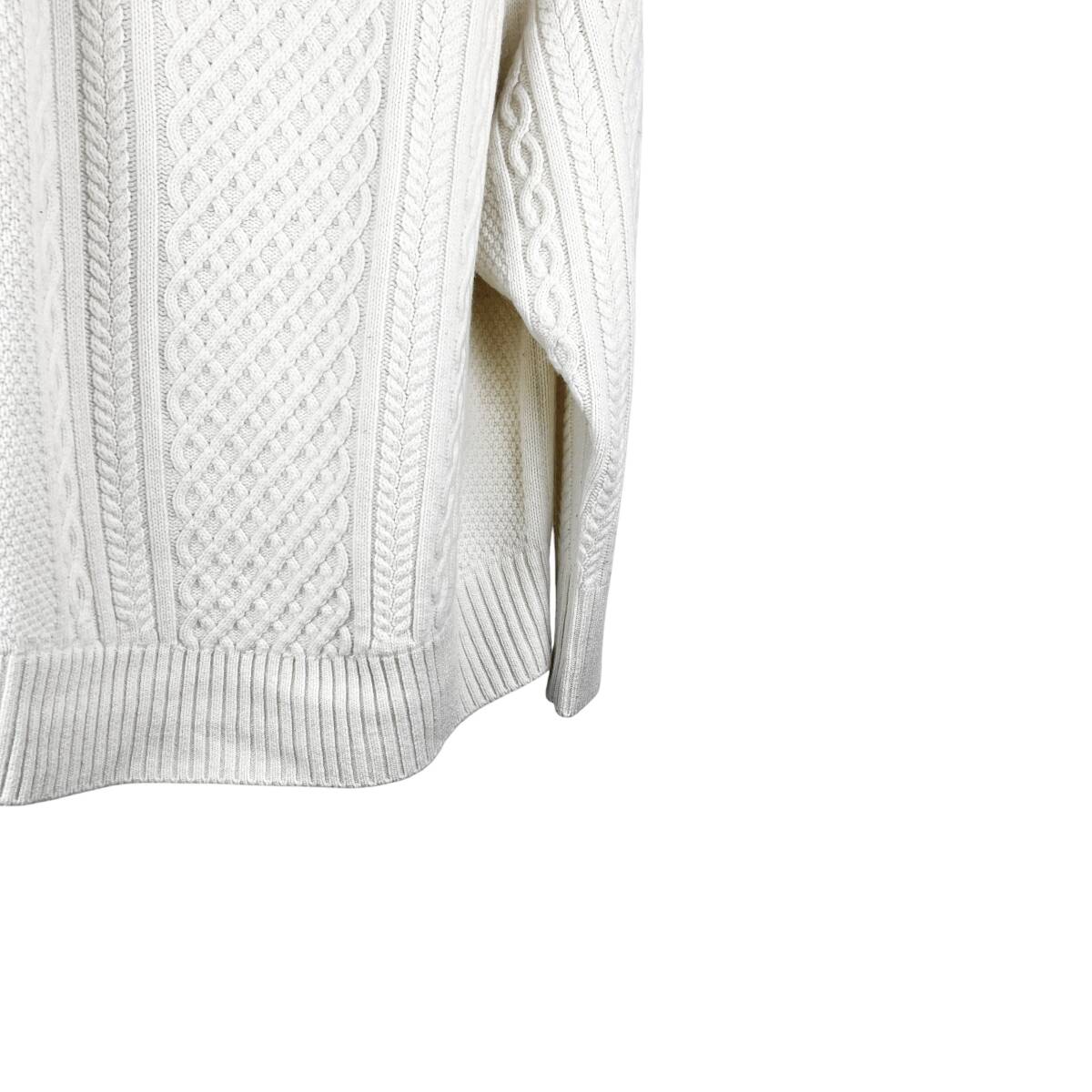 【20%OFF】UNION LAUNCH(ユニオンランチ) High Neck Longsleeve Knit Tops (white)_画像7