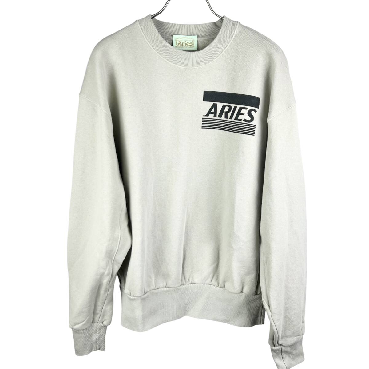 【20%OFF】ARIES(アリーズ) Credit Card Agate Sweat Shirt (grey)_画像1