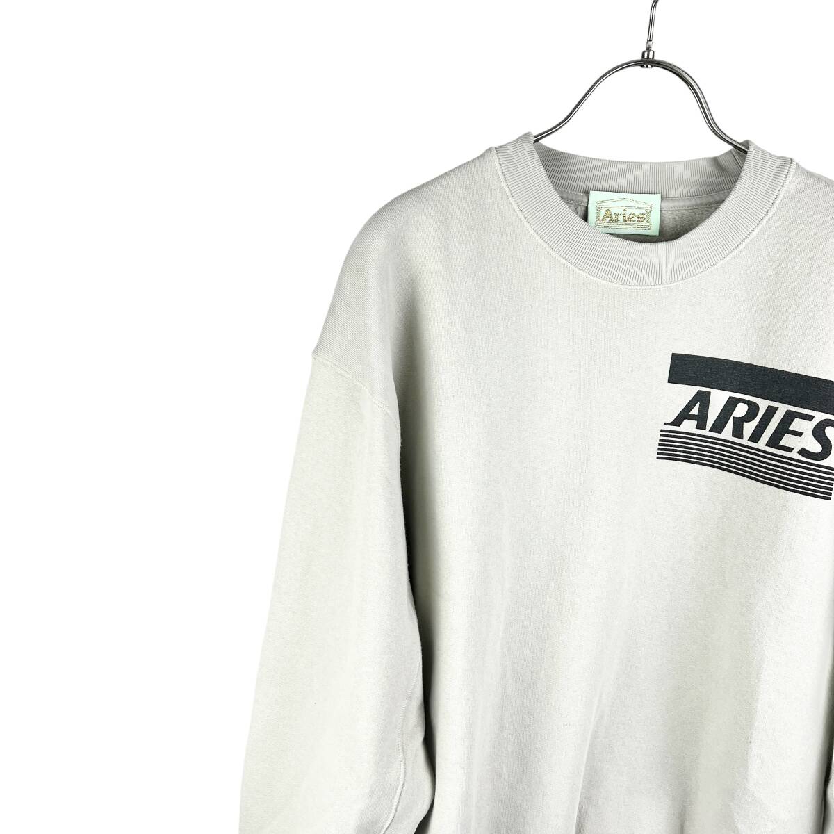 【20%OFF】ARIES(アリーズ) Credit Card Agate Sweat Shirt (grey)_画像3