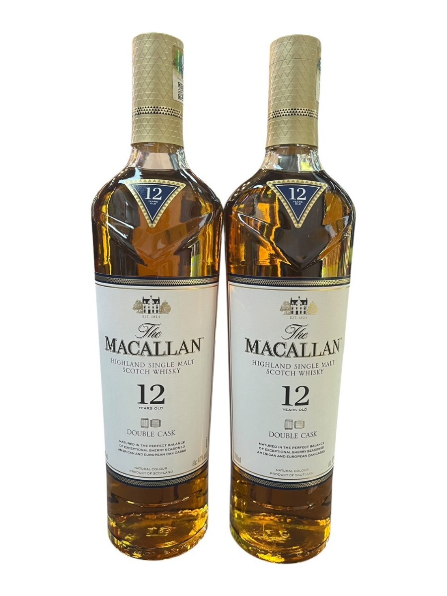2本セット】The MACALLAN マッカラン12年 ダブルカスク 2本セット】The MACALLAN マッカラン12年 ダブルカスク