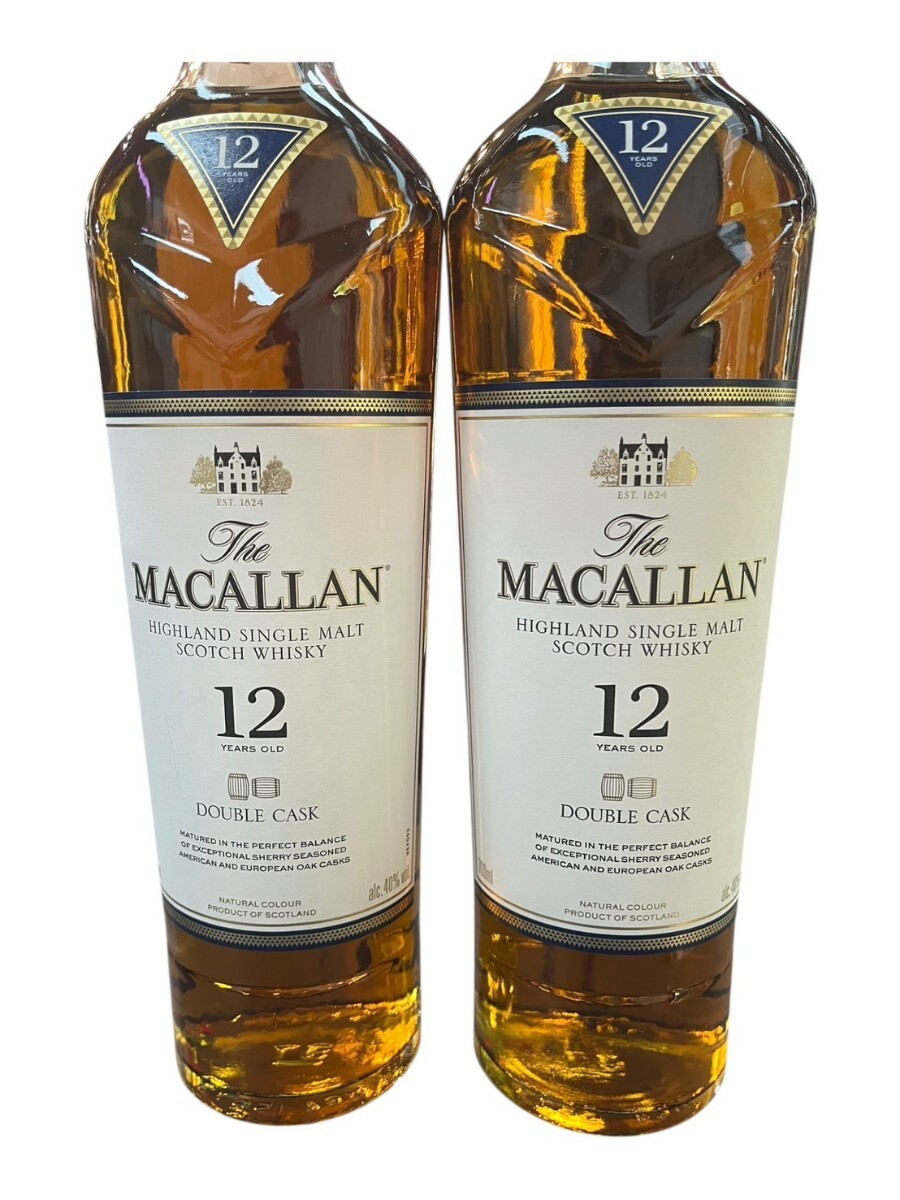 2本セット】The MACALLAN マッカラン12年 ダブルカスク 2本セット】The MACALLAN マッカラン12年 ダブルカスク