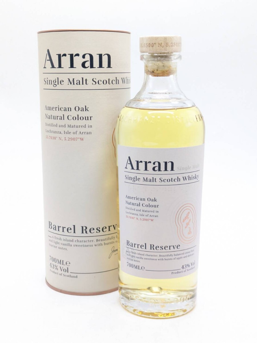 未開栓】Arran アラン Barrel Reserve バレルリザーブ 箱付 未開栓】Arran アラン Barrel Reserve バレルリザーブ 箱付
