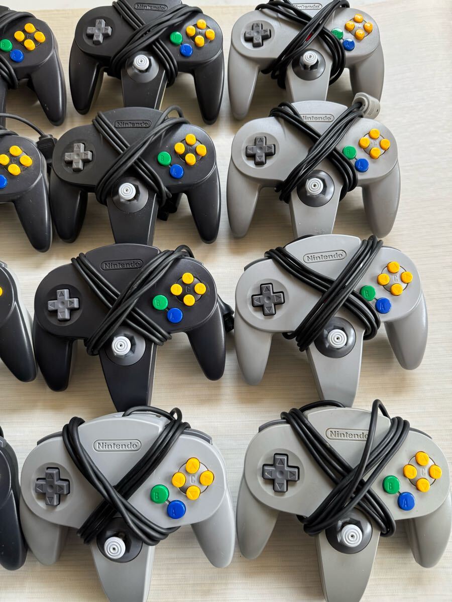 ニンテンドー64 ニンテンドウ64 純正コントローラー16個セット ニンテンドー64 ニンテンドウ64 純正コントローラー16個セット
