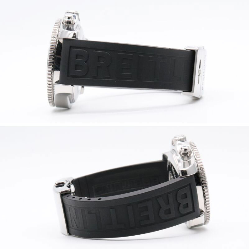 BREITLING ブライトリング A13311 スーパーオーシャン クロノグラフ 42 ブラック 自動(dòng)巻 デイト スモールセコンド 美品 腕時(shí)計(jì) 送料無(wú)料！