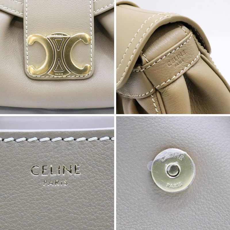 【新品】CELINE セリーヌ ミディアム ポリー バッグ 115633FDU.18BP トリオンフ ハンドバッグ ショルダーバッグ 鞄 レディース 送料無料！