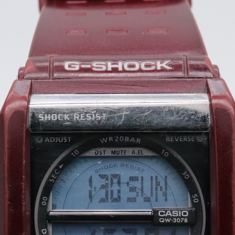 1円~ CASIO カシオ G-SHOCK Gショック G-8100B-4JF バーガンディ
