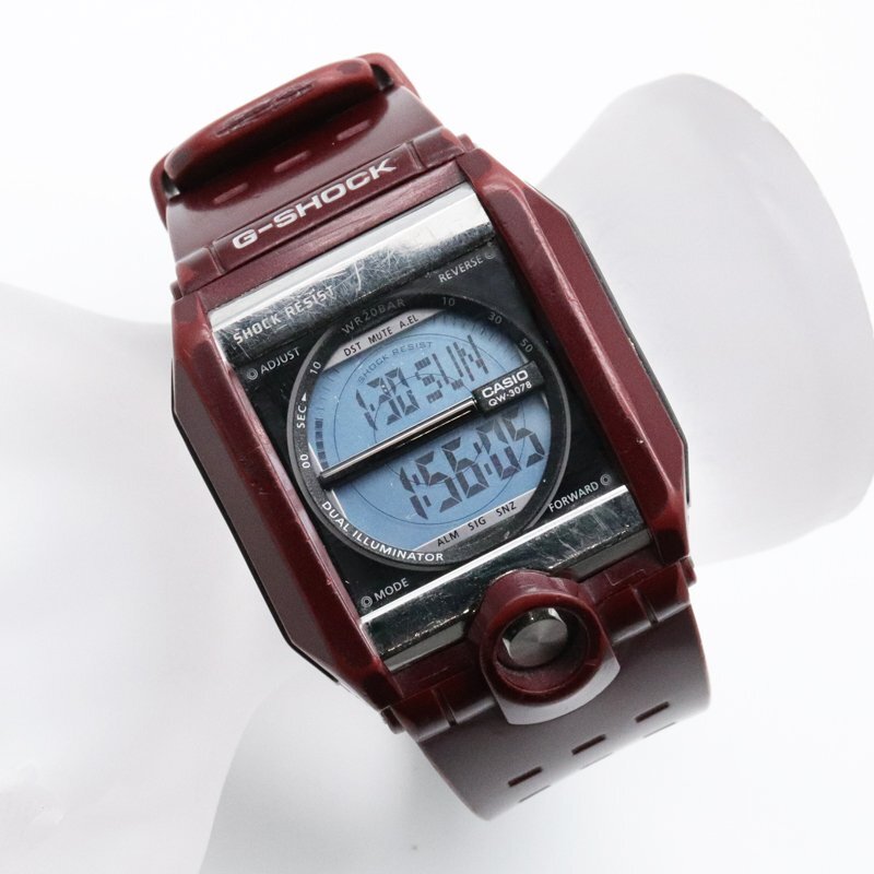 1円~ CASIO カシオ G-SHOCK Gショック G-8100B-4JF バーガンディ