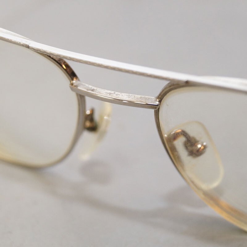 yf96-ALFRED DUNHILL アルフレッド ダンヒル 眼鏡 シルバー 6210 70 58□17 140 度入り めがね オーストリア制