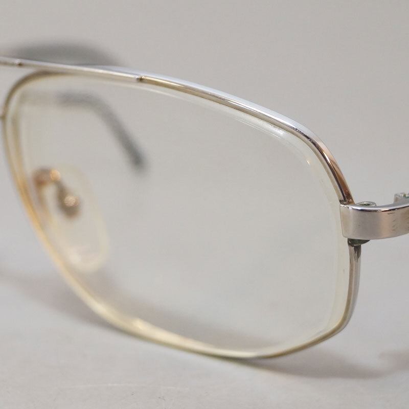 yf96-ALFRED DUNHILL アルフレッド ダンヒル 眼鏡 シルバー 6210 70 58□17 140 度入り めがね オーストリア制