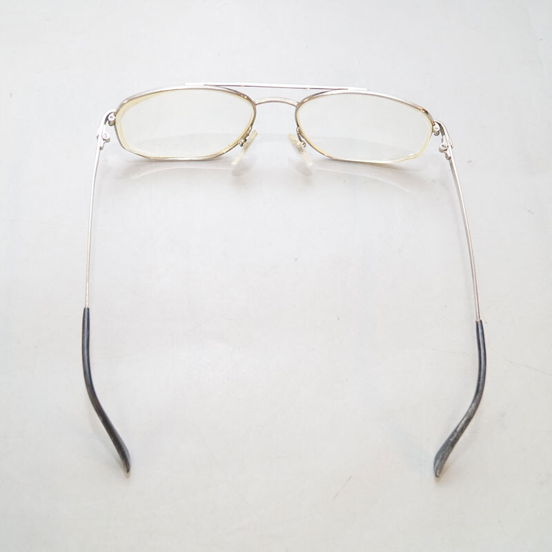 yf96-ALFRED DUNHILL アルフレッド ダンヒル 眼鏡 シルバー 6210 70 58□17 140 度入り めがね オーストリア制