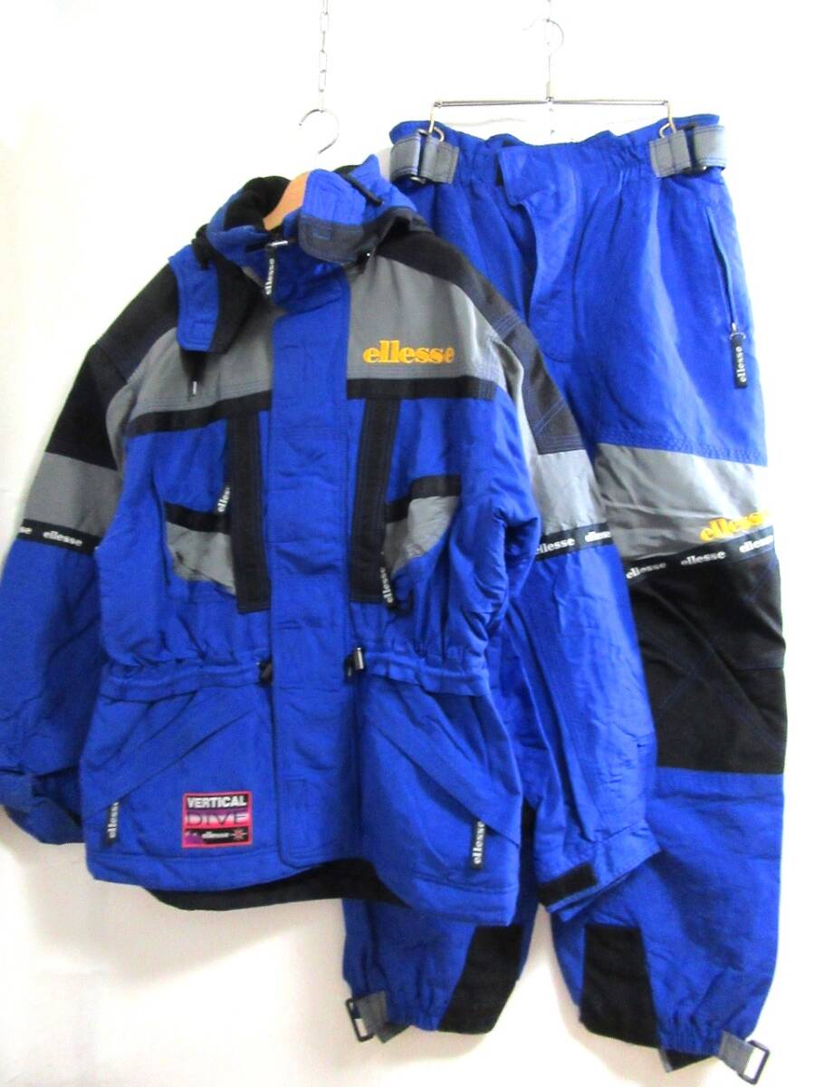 s519-10 エレッセ ellesse スキーウエア 上下セット O レトロ s519-10 エレッセ ellesse スキーウエア 上下セット O レトロ