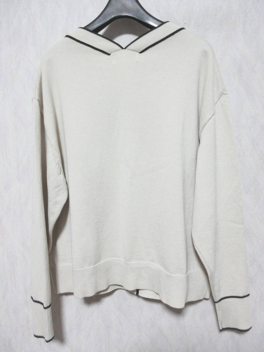 スナイデルホーム SNIDEL HOME ニットカーディガン ニットパンツ セットアップ ベージュ F 亥5386_画像4