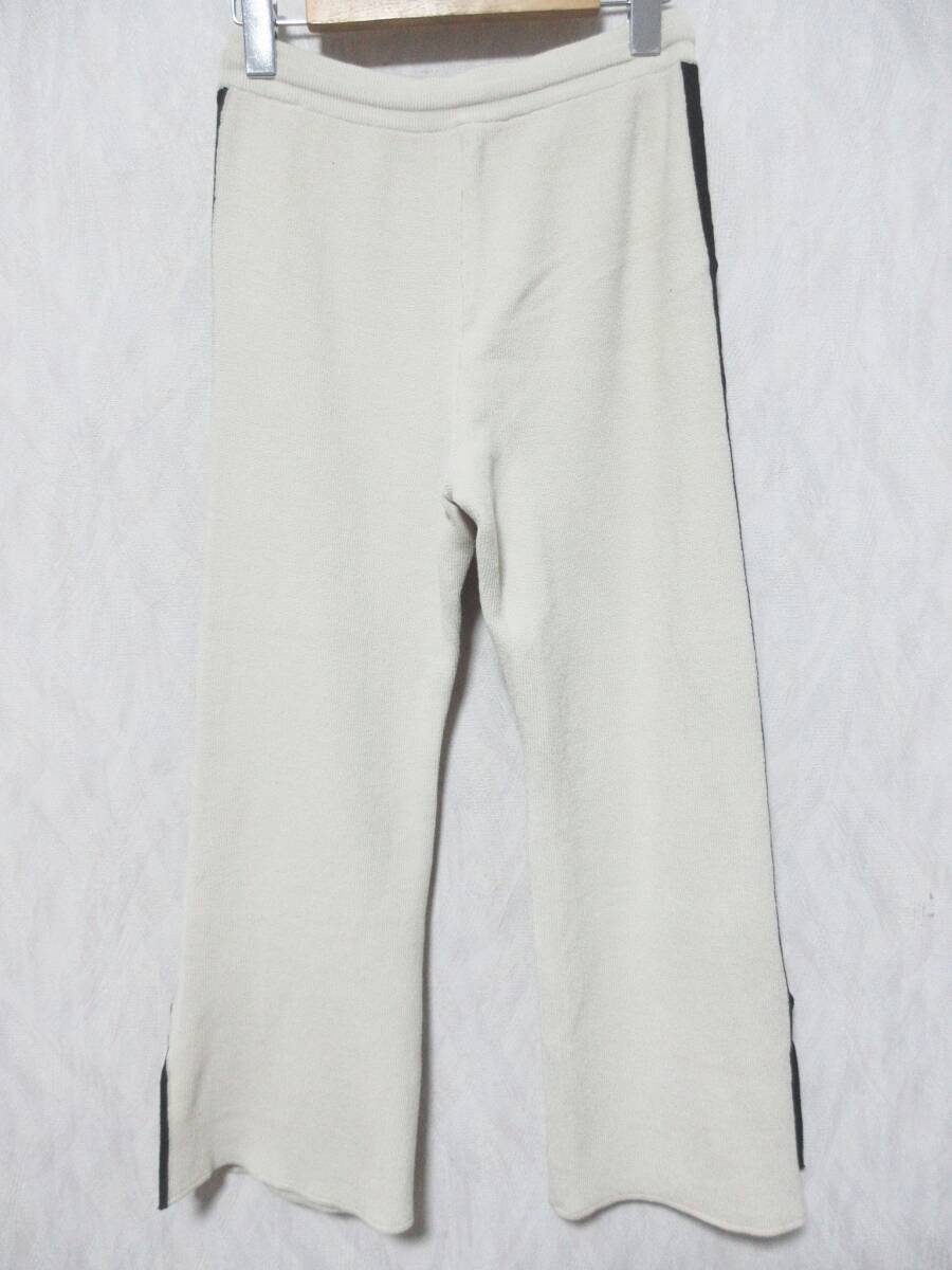 スナイデルホーム SNIDEL HOME ニットカーディガン ニットパンツ セットアップ ベージュ F 亥5386_画像8